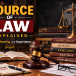 Books and gavel about law