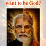 Half Left Side Modi face, Half Right Side Indian God Like Face